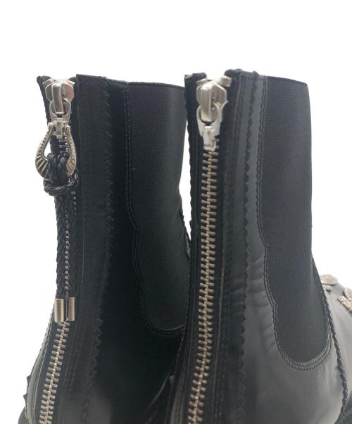 TOGA PULLA（トーガ プルラ）TOGA PULLA (トーガ プルラ) TP02-AJ990 サイドゴアブーツ ブラック サイズ:37の古着・服飾アイテム