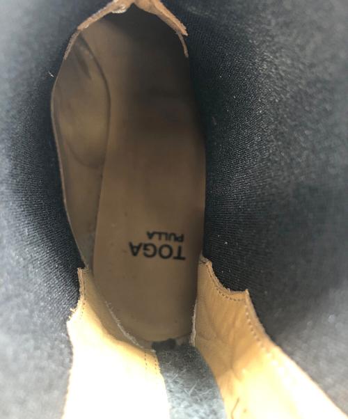 TOGA PULLA（トーガ プルラ）TOGA PULLA (トーガ プルラ) TP02-AJ990 サイドゴアブーツ ブラック サイズ:37の古着・服飾アイテム