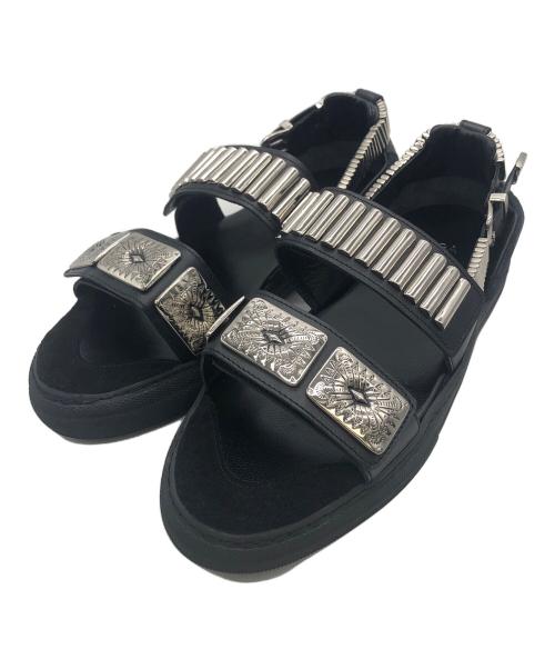 TOGA VIRILIS（トーガ ビリリース）TOGA VIRILIS (トーガ ビリリース) AJ664M　サンダル ブラック サイズ:43の古着・服飾アイテム