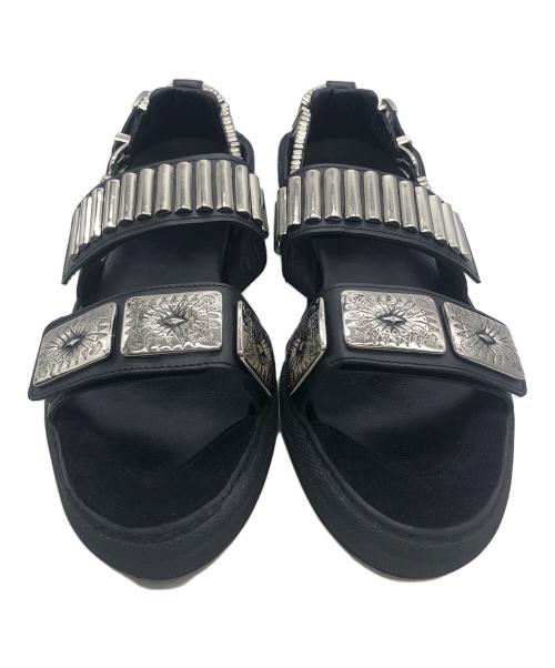 TOGA VIRILIS（トーガ ビリリース）TOGA VIRILIS (トーガ ビリリース) AJ664M　サンダル ブラック サイズ:43の古着・服飾アイテム