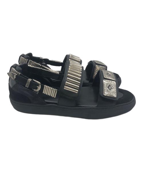 TOGA VIRILIS（トーガ ビリリース）TOGA VIRILIS (トーガ ビリリース) AJ664M　サンダル ブラック サイズ:43の古着・服飾アイテム
