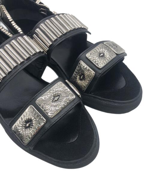 TOGA VIRILIS（トーガ ビリリース）TOGA VIRILIS (トーガ ビリリース) AJ664M　サンダル ブラック サイズ:43の古着・服飾アイテム