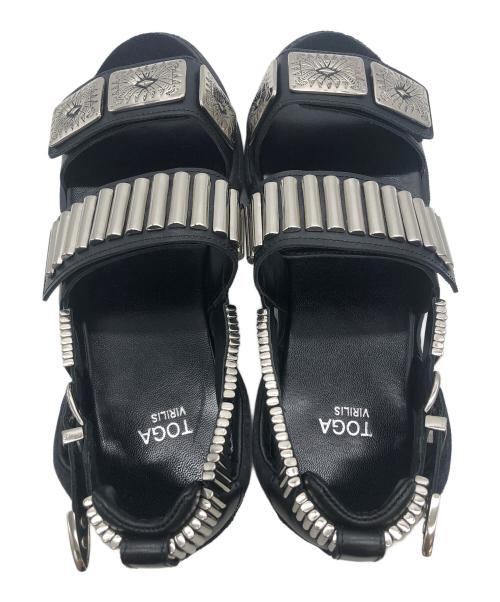 TOGA VIRILIS（トーガ ビリリース）TOGA VIRILIS (トーガ ビリリース) AJ664M　サンダル ブラック サイズ:43の古着・服飾アイテム