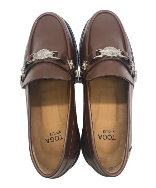 TOGA VIRILIS（トーガ ビリリース）TOGA VIRILIS (トーガ ビリリース) AJ826 ブラウン サイズ:41の古着・服飾アイテム