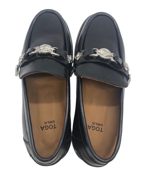 TOGA VIRILIS（トーガ ビリリース）TOGA VIRILIS (トーガ ビリリース) ローファー ブラック サイズ:43の古着・服飾アイテム