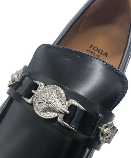 TOGA VIRILIS（トーガ ビリリース）TOGA VIRILIS (トーガ ビリリース) ローファー ブラック サイズ:43の古着・服飾アイテム