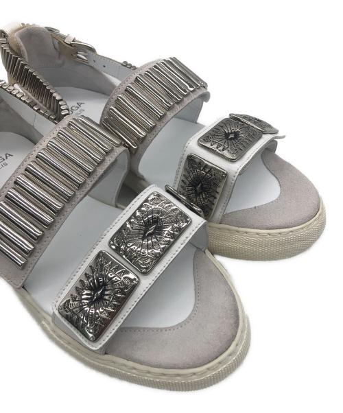 TOGA VIRILIS（トーガ ビリリース）TOGA VIRILIS (トーガ ビリリース) AJ664M ホワイト サイズ:25.5cmの古着・服飾アイテム