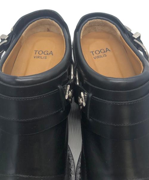 TOGA VIRILIS（トーガ ビリリース）TOGA VIRILIS (トーガ ビリリース) AJ910 ブラック サイズ:41の古着・服飾アイテム