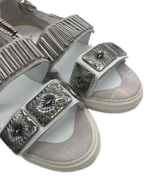 TOGA PULLA（トーガ プルラ）TOGA PULLA (トーガ プルラ) AJ664 ホワイト サイズ:24cmの古着・服飾アイテム