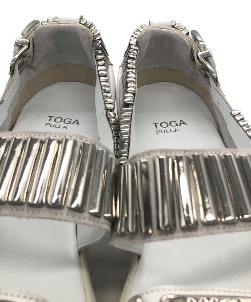 TOGA PULLA（トーガ プルラ）TOGA PULLA (トーガ プルラ) AJ664 ホワイト サイズ:24cmの古着・服飾アイテム