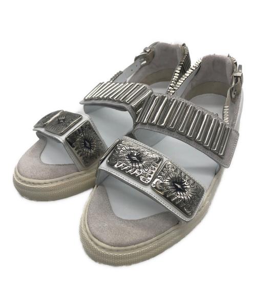 TOGA PULLA（トーガ プルラ）TOGA PULLA (トーガ プルラ) AJ664 ｻﾝﾀﾞﾙ ホワイト サイズ:38の古着・服飾アイテム