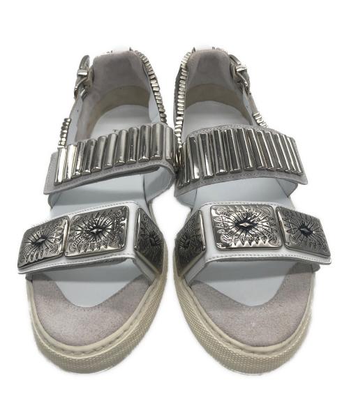 TOGA PULLA（トーガ プルラ）TOGA PULLA (トーガ プルラ) AJ664 ｻﾝﾀﾞﾙ ホワイト サイズ:38の古着・服飾アイテム