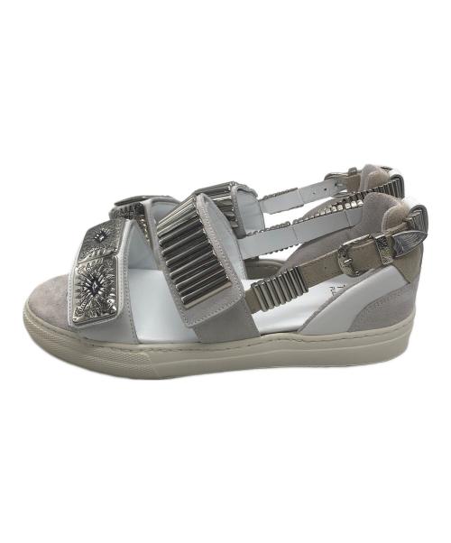 TOGA PULLA（トーガ プルラ）TOGA PULLA (トーガ プルラ) AJ664 ｻﾝﾀﾞﾙ ホワイト サイズ:38の古着・服飾アイテム