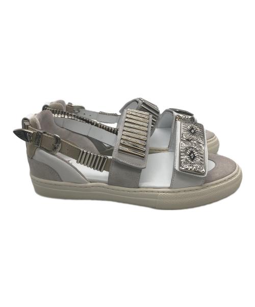 TOGA PULLA（トーガ プルラ）TOGA PULLA (トーガ プルラ) AJ664 ｻﾝﾀﾞﾙ ホワイト サイズ:38の古着・服飾アイテム