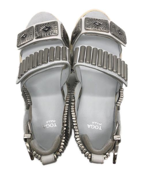 TOGA PULLA（トーガ プルラ）TOGA PULLA (トーガ プルラ) AJ664 ホワイト サイズ:38の古着・服飾アイテム