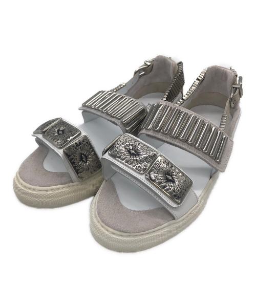 TOGA PULLA（トーガ プルラ）TOGA PULLA (トーガ プルラ) AJ664 サンダル ホワイト サイズ:37の古着・服飾アイテム