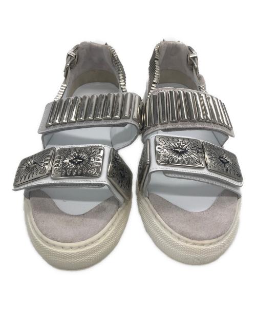 TOGA PULLA（トーガ プルラ）TOGA PULLA (トーガ プルラ) AJ664 サンダル ホワイト サイズ:37の古着・服飾アイテム