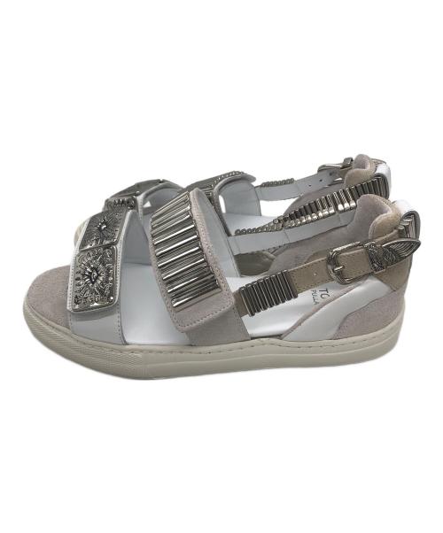 TOGA PULLA（トーガ プルラ）TOGA PULLA (トーガ プルラ) AJ664 サンダル ホワイト サイズ:37の古着・服飾アイテム