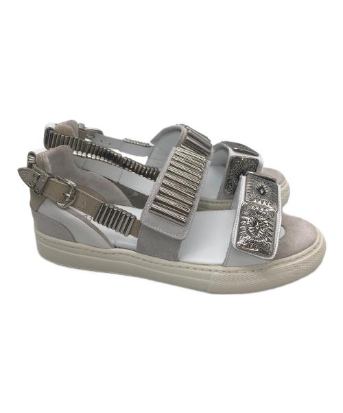 TOGA PULLA（トーガ プルラ）TOGA PULLA (トーガ プルラ) AJ664 サンダル ホワイト サイズ:37の古着・服飾アイテム