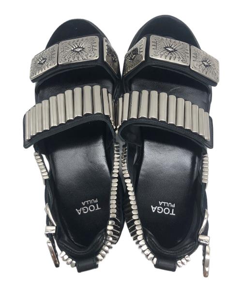 TOGA PULLA（トーガ プルラ）TOGA PULLA (トーガ プルラ) AJ664 ブラック サイズ:37の古着・服飾アイテム