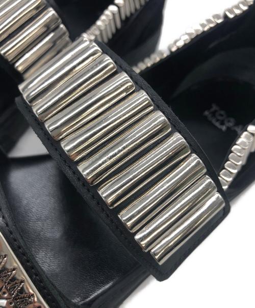 TOGA PULLA（トーガ プルラ）TOGA PULLA (トーガ プルラ) AJ664 サンダル ブラック サイズ:35の古着・服飾アイテム