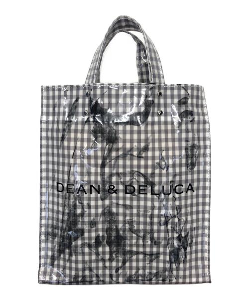 TEMBEA（テンベア）TEMBEA (テンベア) DEAN&DELUCA (ディーンアンドデルーカ) ギンガムチェック ビニールバッグ グレーの古着・服飾アイテム