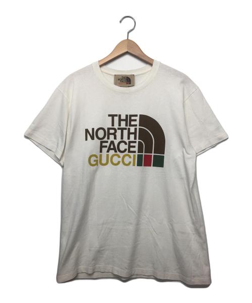 THE NORTH FACE（ザ ノース フェイス）THE NORTH FACE (ザ ノース フェイス) GUCCI (グッチ) 半袖Tシャツ ホワイト サイズ:XSの古着・服飾アイテム