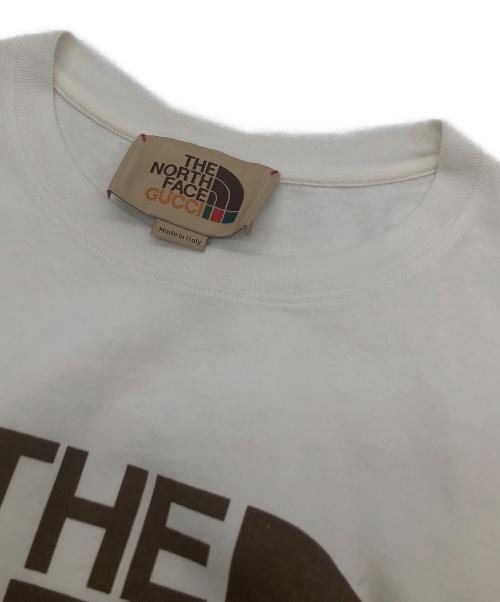 THE NORTH FACE（ザ ノース フェイス）THE NORTH FACE (ザ ノース フェイス) GUCCI (グッチ) 半袖Tシャツ ホワイト サイズ:XSの古着・服飾アイテム