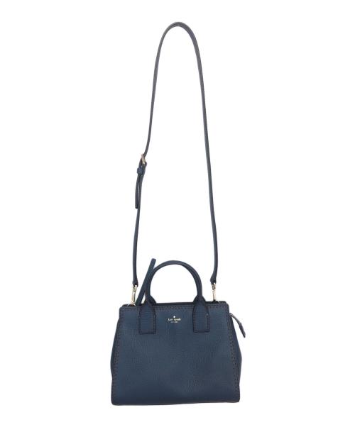 Kate Spade（ケイトスペード）Kate Spade (ケイトスペード) 2WAYバッグ ネイビーの古着・服飾アイテム