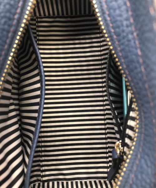 Kate Spade（ケイトスペード）Kate Spade (ケイトスペード) 2WAYバッグ ネイビーの古着・服飾アイテム