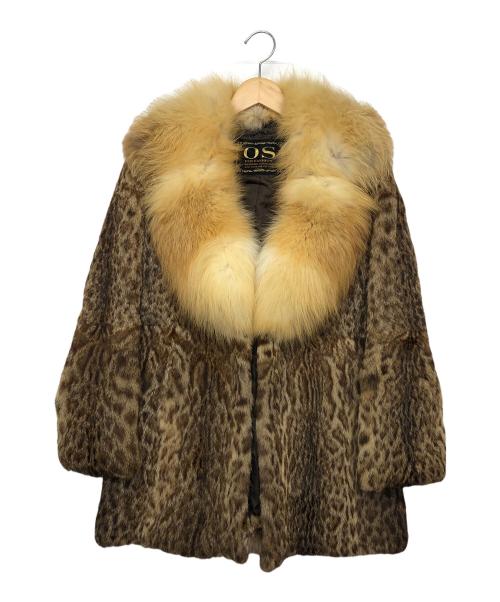 OS（オーエス）OS (オーエス) ファーコート ブラウン サイズ:不明の古着・服飾アイテム