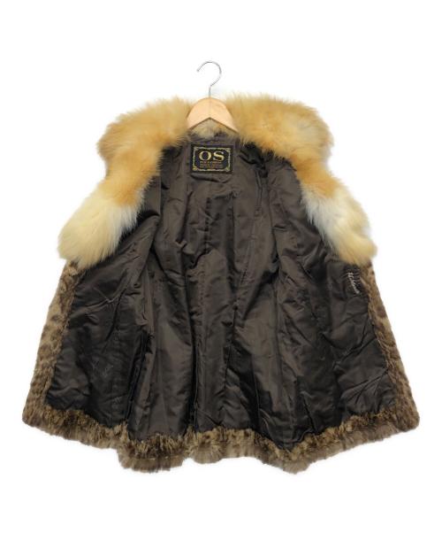 OS（オーエス）OS (オーエス) ファーコート ブラウン サイズ:不明の古着・服飾アイテム