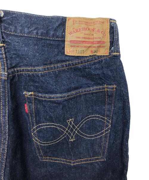 WAREHOUSE（ウエアハウス）WAREHOUSE (ウエアハウス) 1101　デニムパンツ インディゴ サイズ:76cm (W30)の古着・服飾アイテム