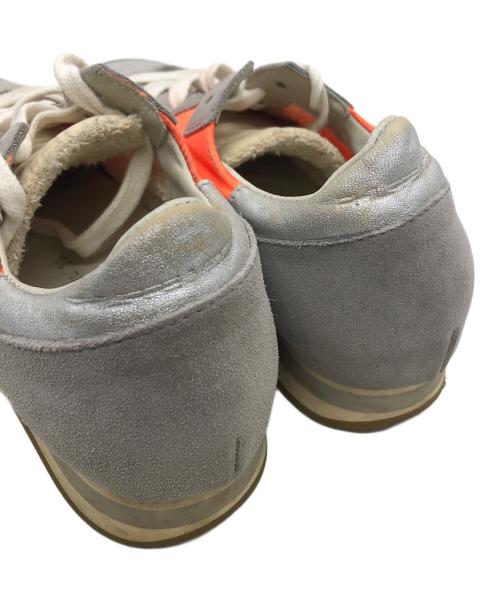 PHILIPPE MODEL（フィリップ モデル）PHILIPPE MODEL (フィリップ モデル) スニーカー グレー×オレンジ サイズ:39の古着・服飾アイテム