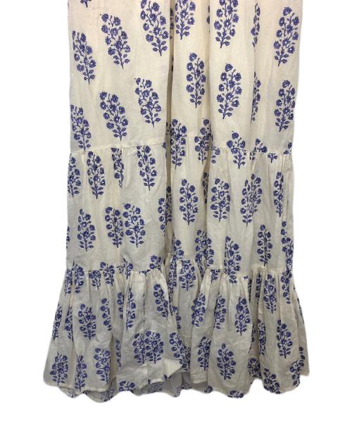 ne quittez pas（ヌキテパ）ne quittez pas (ヌキテパ) エスニックドレス　半袖ワンピース アイボリー サイズ:Mの古着・服飾アイテム