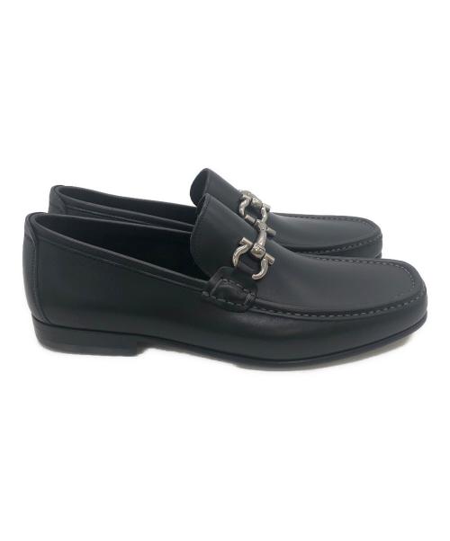 Salvatore Ferragamo（サルヴァトーレ フェラガモ）Salvatore Ferragamo (サルヴァトーレ フェラガモ) ガンチーニローファー ブラック サイズ:8の古着・服飾アイテム