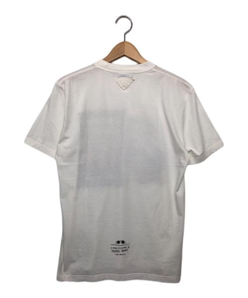 PRADA（プラダ）PRADA (プラダ) 半袖カットソー ホワイト サイズ:Sの古着・服飾アイテム