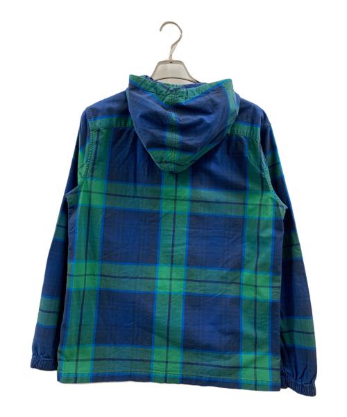 Abercrombie & Fitch（アバクロンビー アンド フィッチ）Abercrombie & Fitch (アバクロンビー アンド フィッチ) アノラックパーカー グリーン×ブルー サイズ:Sの古着・服飾アイテム