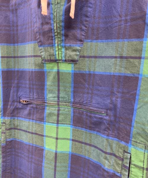 Abercrombie & Fitch（アバクロンビー アンド フィッチ）Abercrombie & Fitch (アバクロンビー アンド フィッチ) アノラックパーカー グリーン×ブルー サイズ:Sの古着・服飾アイテム