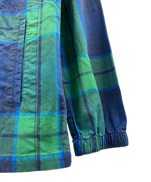 Abercrombie & Fitch（アバクロンビー アンド フィッチ）Abercrombie & Fitch (アバクロンビー アンド フィッチ) アノラックパーカー グリーン×ブルー サイズ:Sの古着・服飾アイテム