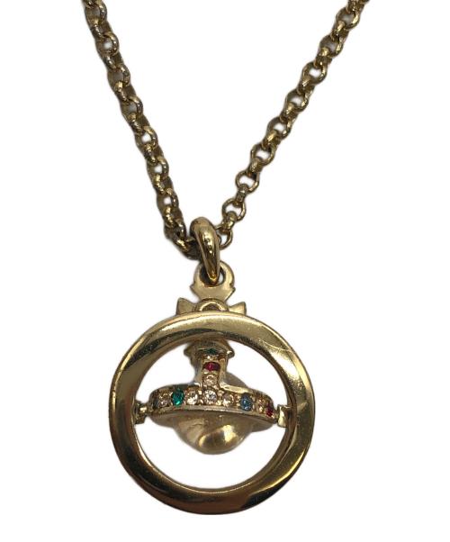 Vivienne Westwood（ヴィヴィアンウエストウッド）Vivienne Westwood (ヴィヴィアンウエストウッド) タイニーオーブペンダントネックレス ゴールドの古着・服飾アイテム