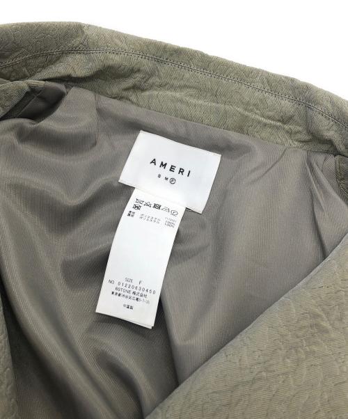 Ameri（アメリ）Ameri (アメリ) EMBOSS SHORT ARMY LIKE JACKET グリーン サイズ:FREEの古着・服飾アイテム