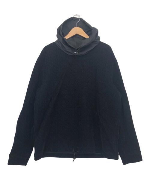 EMPORIO ARMANI（エンポリオ アルマーニ）EMPORIO ARMANI (エンポリオアルマーニ) プルオーバージャケット ブラック サイズ:Lの古着・服飾アイテム