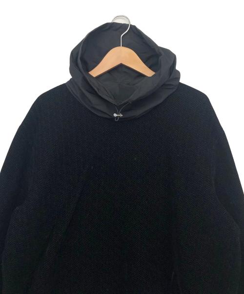 EMPORIO ARMANI（エンポリオ アルマーニ）EMPORIO ARMANI (エンポリオアルマーニ) プルオーバージャケット ブラック サイズ:Lの古着・服飾アイテム