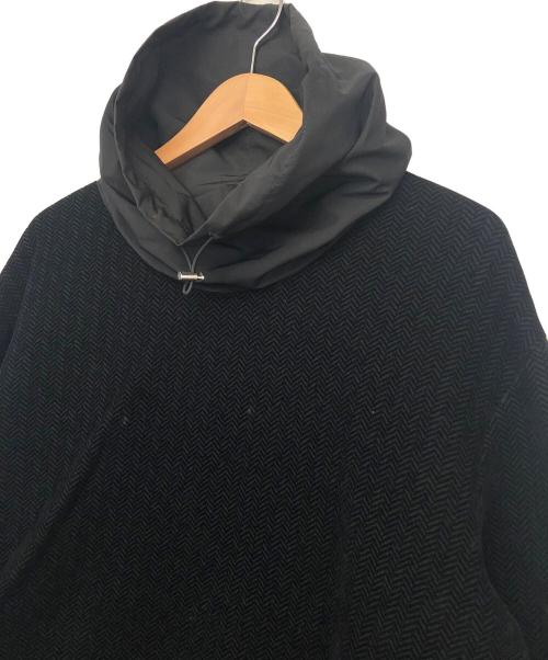 EMPORIO ARMANI（エンポリオ アルマーニ）EMPORIO ARMANI (エンポリオアルマーニ) プルオーバージャケット ブラック サイズ:Lの古着・服飾アイテム