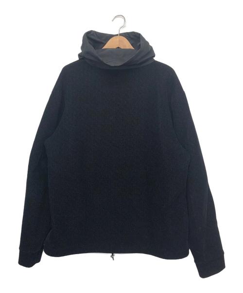 EMPORIO ARMANI（エンポリオ アルマーニ）EMPORIO ARMANI (エンポリオアルマーニ) プルオーバージャケット ブラック サイズ:Lの古着・服飾アイテム