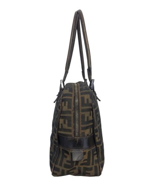 FENDI（フェンディ）FENDI (フェンディ) ズッカ　ハンドバッグ ブラウンの古着・服飾アイテム