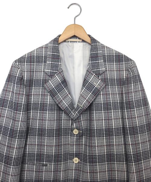 COMME des GARCONS HOMME PLUS（コムデギャルソンオムプリュス）COMME des GARCONS HOMME PLUS (コムデギャルソンオムプリュス) テーラードジャケット グレー サイズ:Mの古着・服飾アイテム