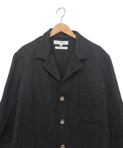 COMME des GARCONS SHIRT（コムデギャルソンシャツ）COMME des GARCONS SHIRT (コムデギャルソンシャツ) ウールジャケット　W11025 ブラック サイズ:Mの古着・服飾アイテム