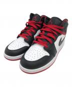 NIKEナイキ）の古着「AIR JORDAN1　エアジョーダン1 ミッド ジムレッド」｜ブラック×レッド